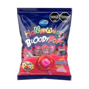 Chupetin Mr. Pops Evolution BloodyPops Halloween x24u