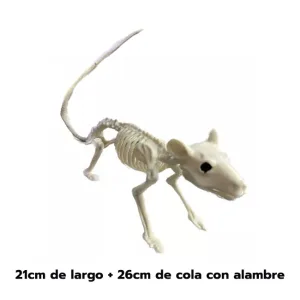 Esqueleto de Rata de Plastico 21cm