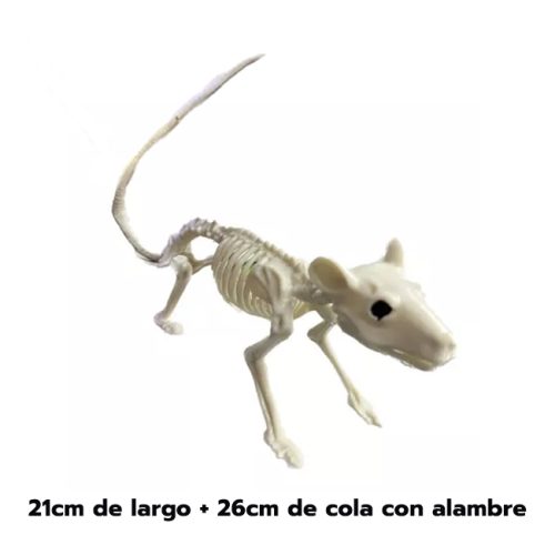 Esqueleto de Rata de Plastico 21cm