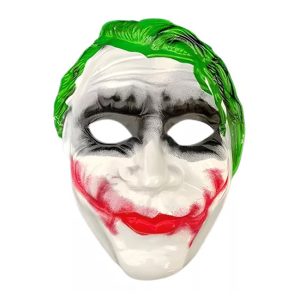 Mascara Careta Plástica Joker x1 Unidad