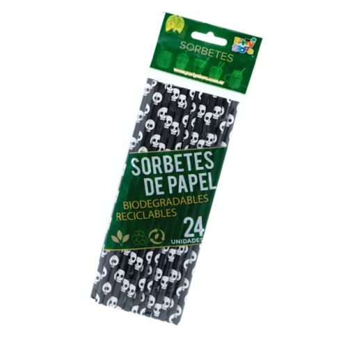 Sorbete Polipapel Halloween Calaveras x24 Unidades