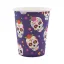 Vaso Polipapel Halloween Calavera Mexicana 266cc x6u