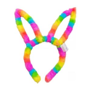 Vincha Conejita Peluche Multicolor (LED)