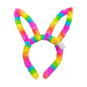 Vincha Conejita Peluche Multicolor (LED)