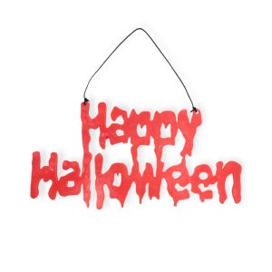 Adorno Colgante Happy Halloween Naranja