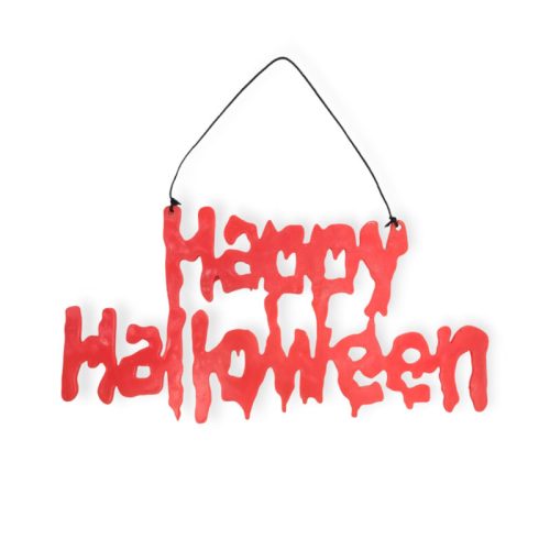 Adorno Colgante Happy Halloween Naranja