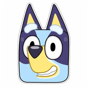 Antifaz Bluey X10 Unidades - Licencia Oficial