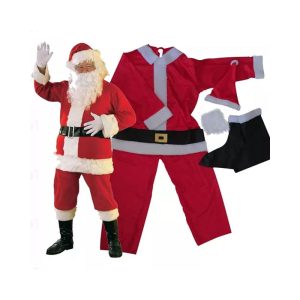 Disfraz Papa Noel Adulto (TAFETA) Crosti