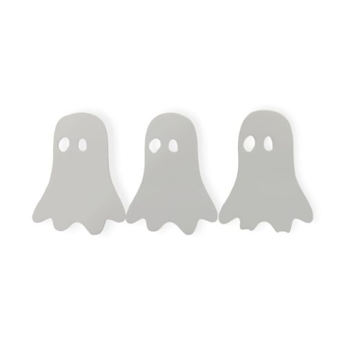 Formitas de Halloween Fantasma Goma Eva x24 Unidades