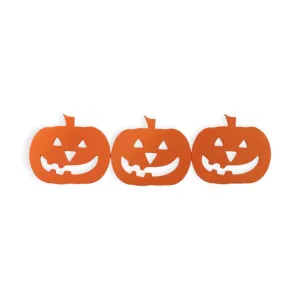 Formitas de Halloween Calabaza Naranja Goma Eva x24 Unidades