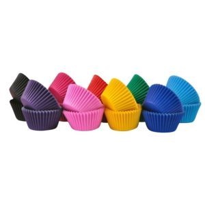 Pirotines Cupcakes Nº8 - Colores Surtidos x25 U