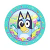 Plato Polipapel Bluey X 8 Unidades - Oficial