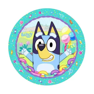 Plato Polipapel Bluey X 8 Unidades - Oficial