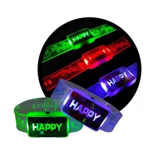 Pulsera Happy (LED)