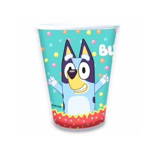 Vaso Polipapel Bluey X 8 Unidades - Oficial