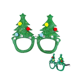 Anteojos Glitter Arbol de Navidad