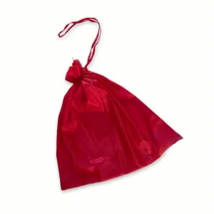 Bolsa Papa Noel Tafeta Roja 70x70cm x1u
