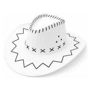 Sombrero Vaquero Blanco x1