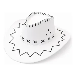 Sombrero Vaquero Blanco x1
