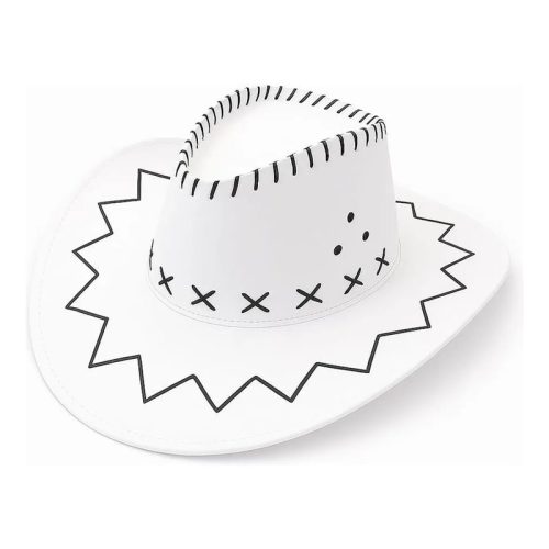 Sombrero Vaquero Blanco x1