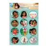 Stickers Autoadhesivos Moana 2 x24 Unidades Licencia Oficial