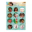 Stickers Autoadhesivos Moana 2 x24 Unidades Licencia Oficial