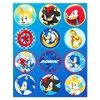 Stickers Autoadhesivos Sonic x24 Unidades Licencia Oficial