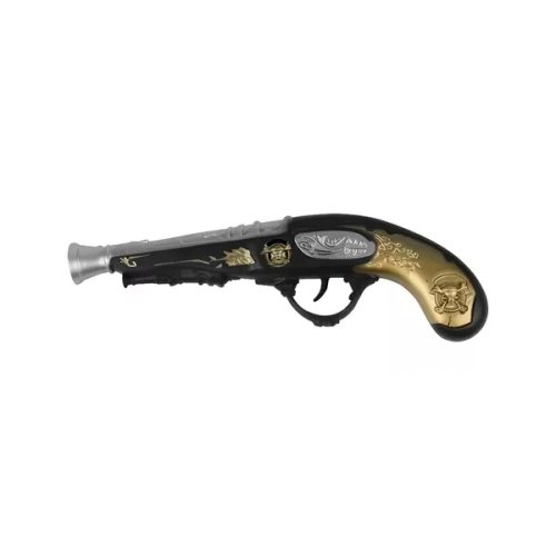 Trabuco Pirata Dorado Plástico x1