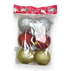 Bolas Gibreadas Colores Surtidos 6 cm x6 Unidades