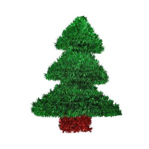 Adorno Navideño Arbol Verde Colgante 35 x 28 cm