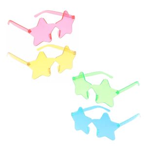 Anteojos Estrella Traslucidos Colores Surtidos