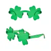Anteojo Plastico Trebol Verde x1 Unidad