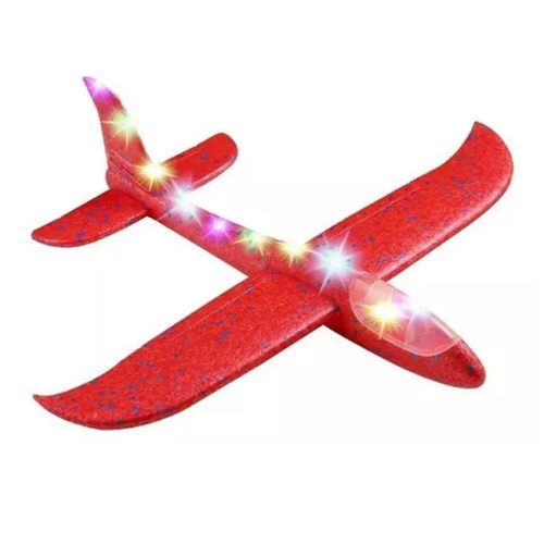 Avion Planeador Telgopor LED 46cm