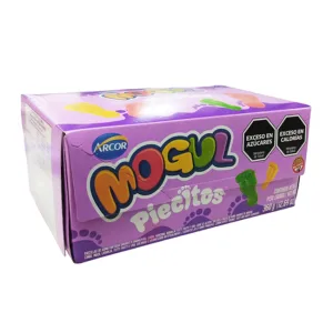 Caja Gomitas Mogul Piecitos 30gr x12u