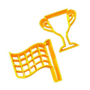 Cortante Bandera de Carrera y Copa  x1