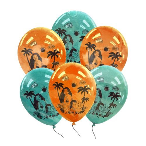 Globos 12 Pulgadas Premium Moana 2 Oficial x6u
