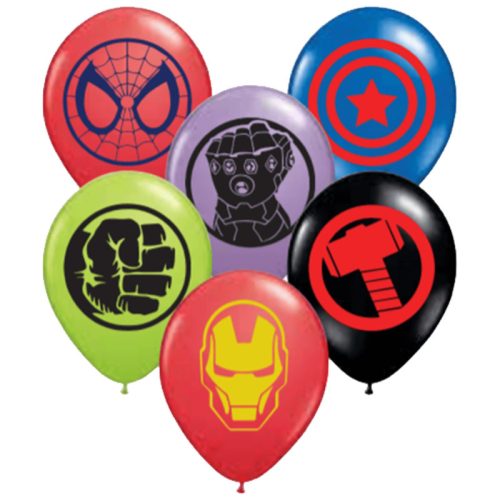 Globos Avengers Vengadores 12 Pulgadas X10 Unidades