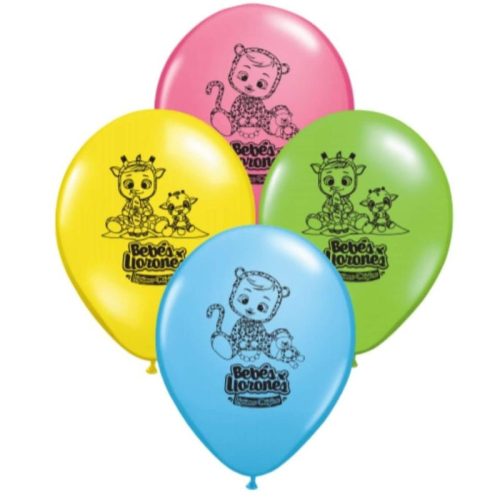 Globos Bebes Llorones 12 Pulgadas X10 Unidades