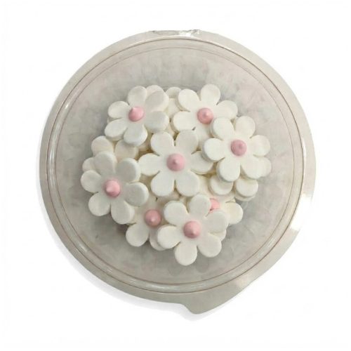 Pastillaje Azucar Flor Alegre Blanca x20 Unidades