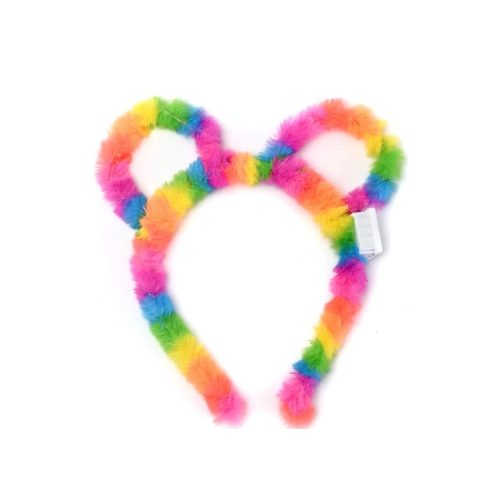 Vincha Raton Peluche Multicolor (LED)