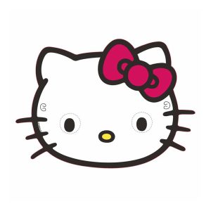 Antifaz HELLO KITTY X10 Unidades - Licencia Oficial