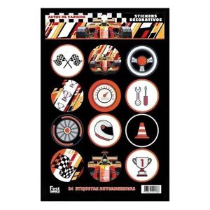 Stickers Autoadhesivos Formula 1 x24 Unidades