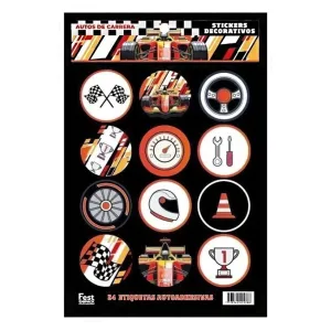 Stickers Autoadhesivos Formula 1 x24 Unidades
