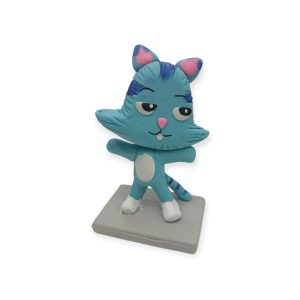 Adorno de Porcelana Gato Celeste Yogato La Casa de Muñecas de Gabby