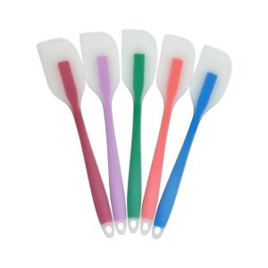 Espatula de Silicona Pieza Entera Chica Translucida 21 cm