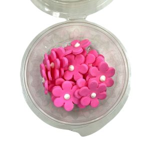 Pastillaje Azucar Flor Alegre Fucsia x20 Unidades