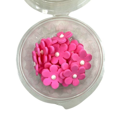 Pastillaje Azucar Flor Alegre Fucsia x20 Unidades