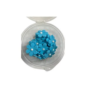 Pastillaje Azucar Flor Alegre Celeste x20 Unidades