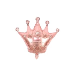 Globo Metalizado Corona Rosa Gold 67 x 73cm