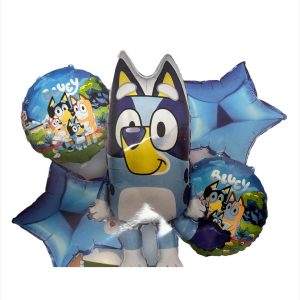 Set de Globos Metalizados Bluey 5 Piezas